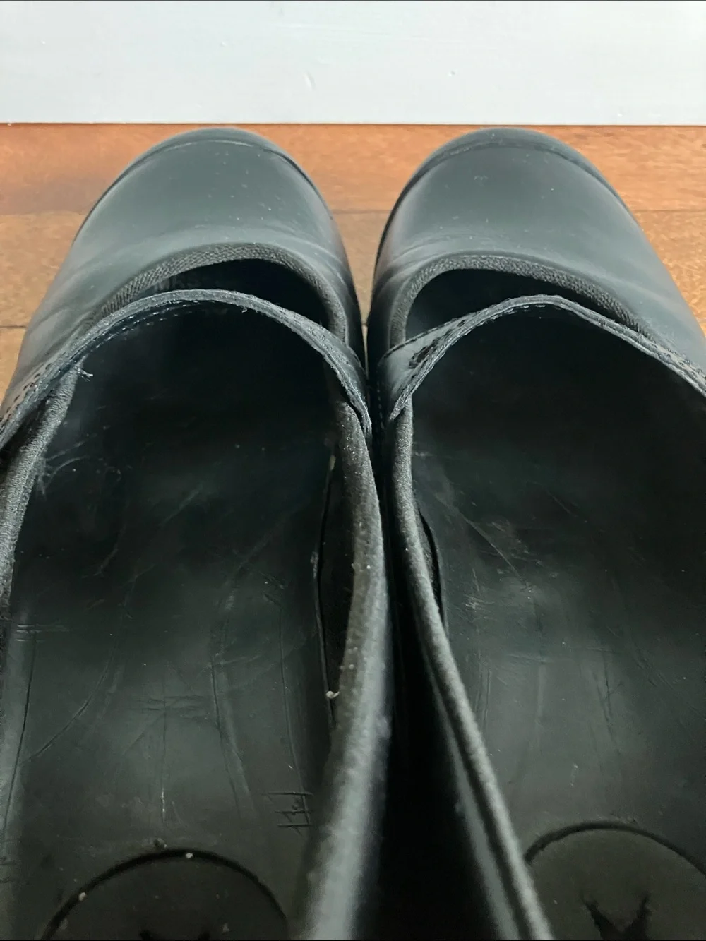 Merrell Plaza Bandeau Mary Jane Black Leather Shoes Womens 10